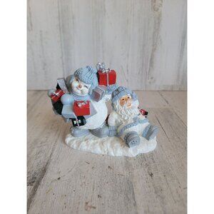 Encore Snowman Buddies Santa gifts home decor figure collectible Xmas